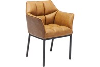 Stolica s rukonaslonom Thinktank Brown