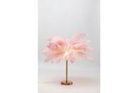 Stolna Lampa Feather Palm Pink