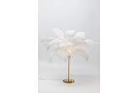 Stolna Lampa Feather Palm White