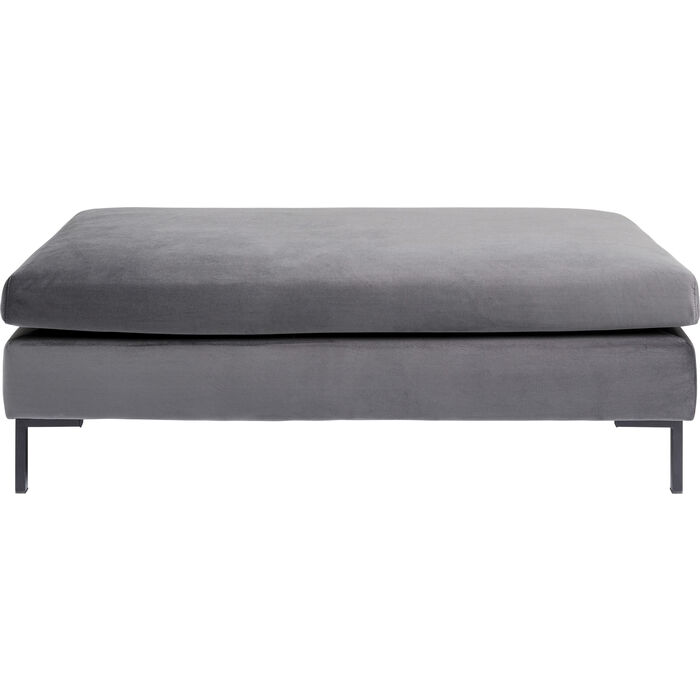 Tabure Gianni Velvet Grey Black