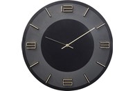 Zidni sat Leonardo Black/Gold