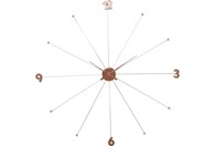 Zidni sat Like Umbrella rose gold