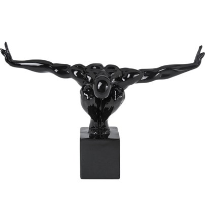Dekoracija Athlet Black Small 43cm