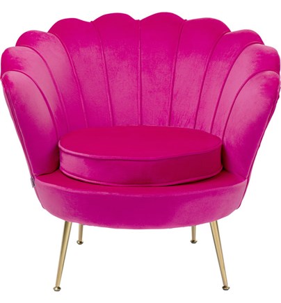 Fotelja Water Lily Gold Pink