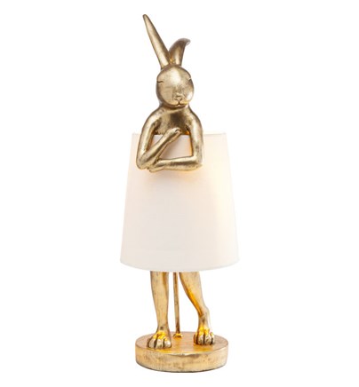 Stolna lampa Animal Rabbit Gold/White 88
