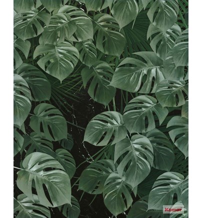 Tapeta Monstera on Marble
