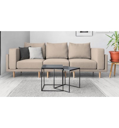 Sjedeća garnitura Clooods 3S, 17 cm nogice, tkanine Velare/Zina