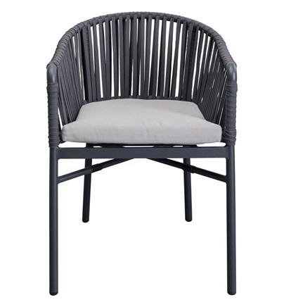 Stolica with Rukonaslon Santanyi Dark Grey