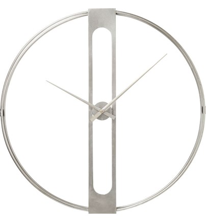 Zidni sat Clip Silver fi60cm