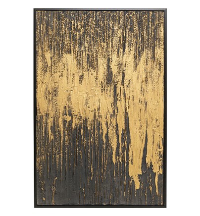 Uokvirena slika Abstract Black 80x120cm