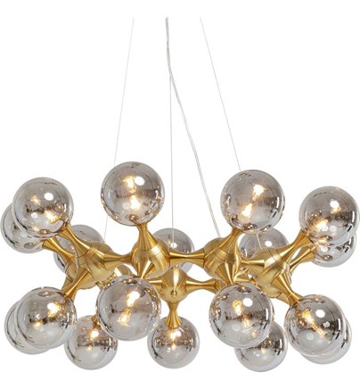 Visilica Atomic Balls Brass fi75cm