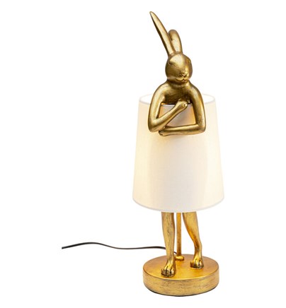 Stolna lampa Animal Rabbit Gold/White 50