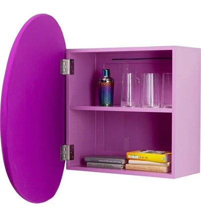 Wall Poličar Nimbus Pink