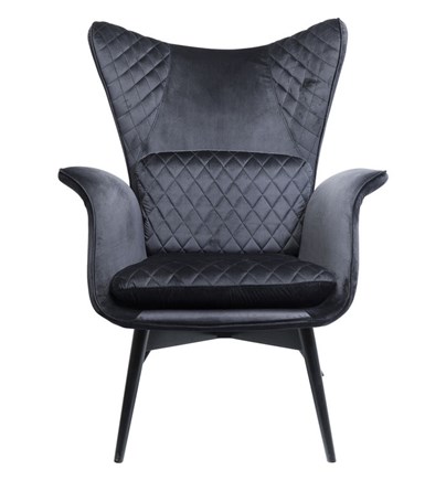Fotelja Tudor Velvet Black