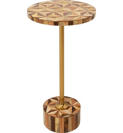 Pomoćni stol Domero Geo Brown fi25cm