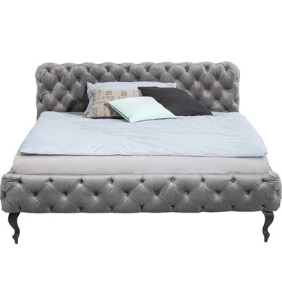 Krevet Desire Velvet Silver Grey 180x200