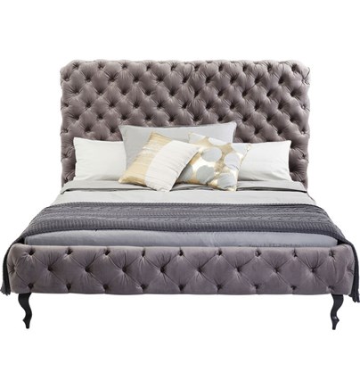 Krevet Desire High Silver Grey 160x200 cm