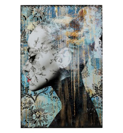 Staklena slika Lady Flower 100x150cm