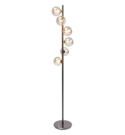 Podna lampa Scala Balls Black 160cm