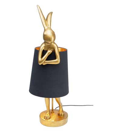 Stolna lampa Animal Rabbit Gold/Black 68