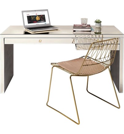 Desk Luxury Pearl 140x60cm