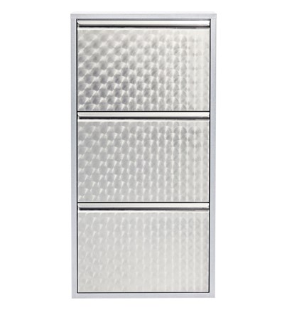 Ormarić za cipele Caruso 3 Silver brushed