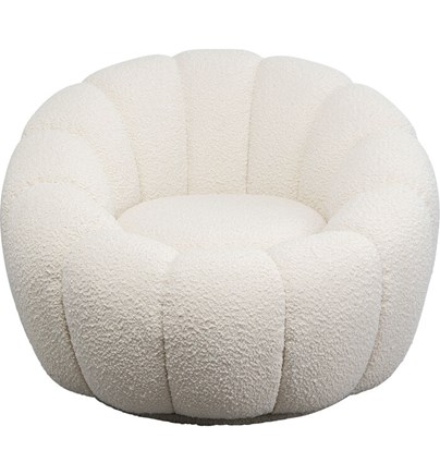 Okretna fotelja Peppo Bloom White