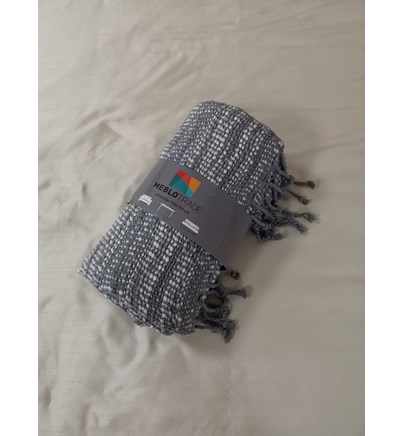  PREKRIVAČ PLAID SIVI 160X130