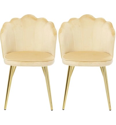 Stolica Princess Beige (2/Set)