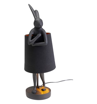 Stolna lampa Animal Rabbit Matt Black 50