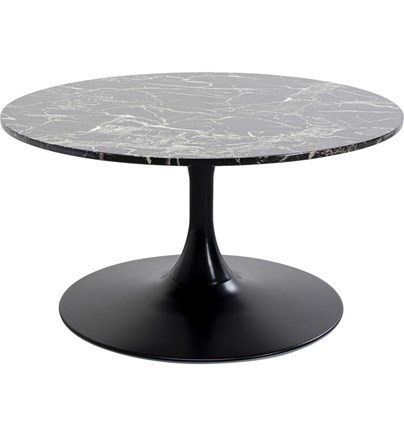 Klub stolić Schickeria Marble Black fi80cm