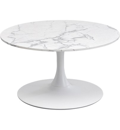 Klub stolić Schickeria Marble White fi80cm