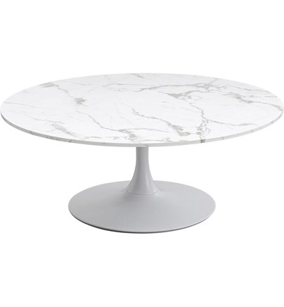 Klub stolić Schickeria Marble White fi110cm