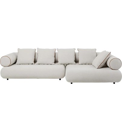Kutna garnitura Splendido Creme Right 327cm