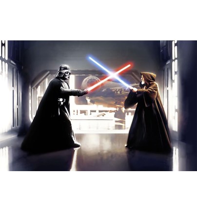 Tapeta Star Wars Vader vs. Kenobi