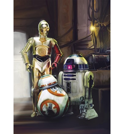 Tapeta STAR WARS Three Droids