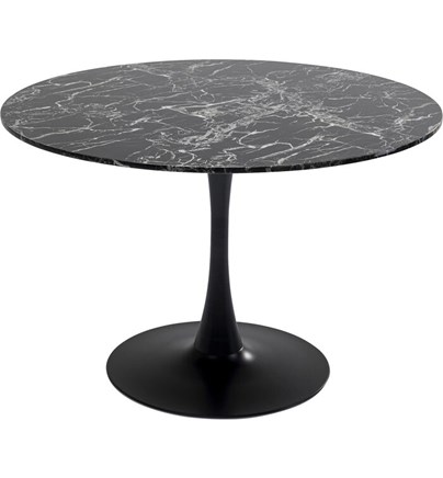 Stol Veneto Marble Black fi110cm