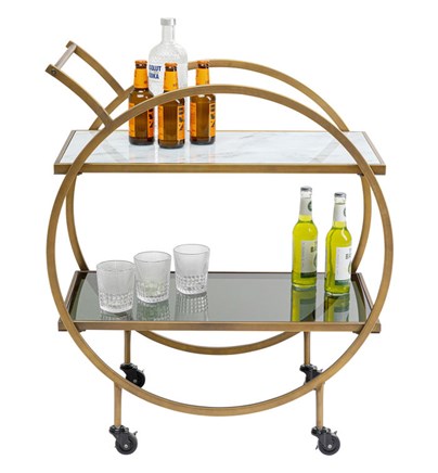 Tray Stol Loft Brass