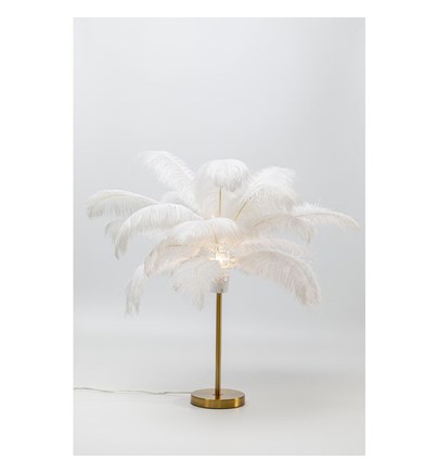 Stolna lampa Feather Palm White 60cm