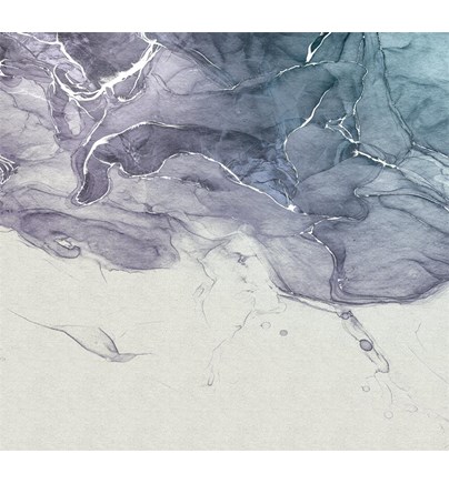 Tapeta Ink Blue Fluid